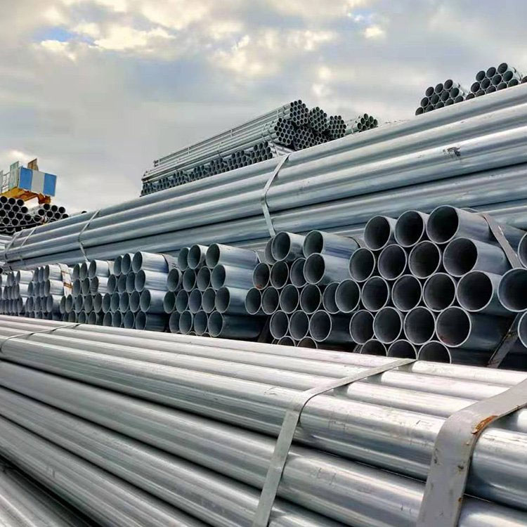 ASTM A53 Gr.B 4mm 6mm thick Seamless round galvanized steel pipe 