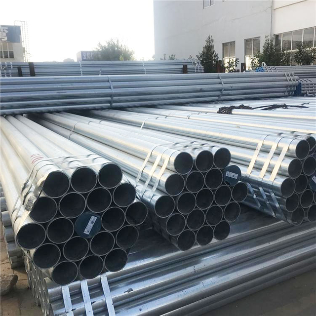 2 1/2 in X 10 Ft Galvanized Carbon Steel Pipe, Pipe Schedule 40