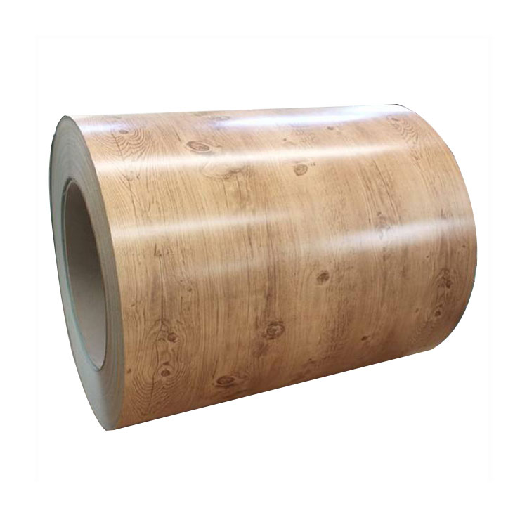 Embossed 0.6mm prepainted color coated GI steel coil PPGI PPGL