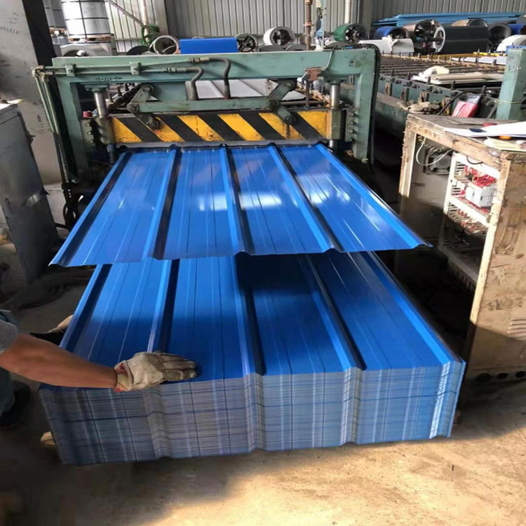 African IBR DX51D PPGI Wavy Trapezoid Shape Corrugated Steel Roofing Sheet