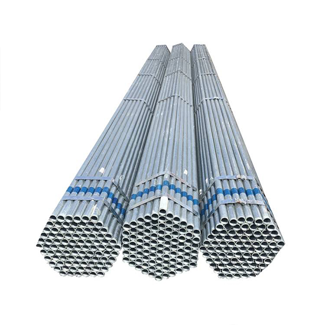 Diameter 73mm Dx52d galvanized round steel pipe and tube