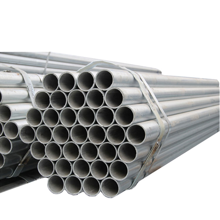 ASTM A53 Gi Welded ERW Pipes Mild Low Carbon Round Galvanized Steel Tubes