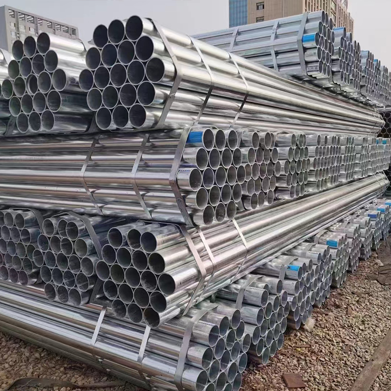 BS1387 ASTM A53 black galvanized structure steel pipe