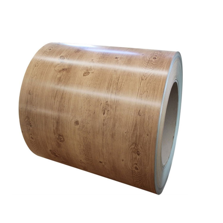 Embossed 0.6mm prepainted color coated GI steel coil PPGI PPGL