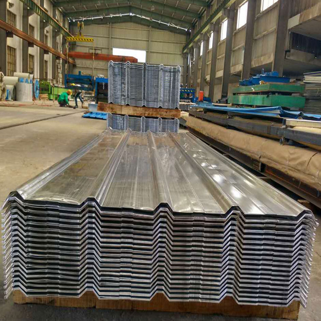 China Factory low price galvanized Zinc Coated corrugated steel metal roofing sheet