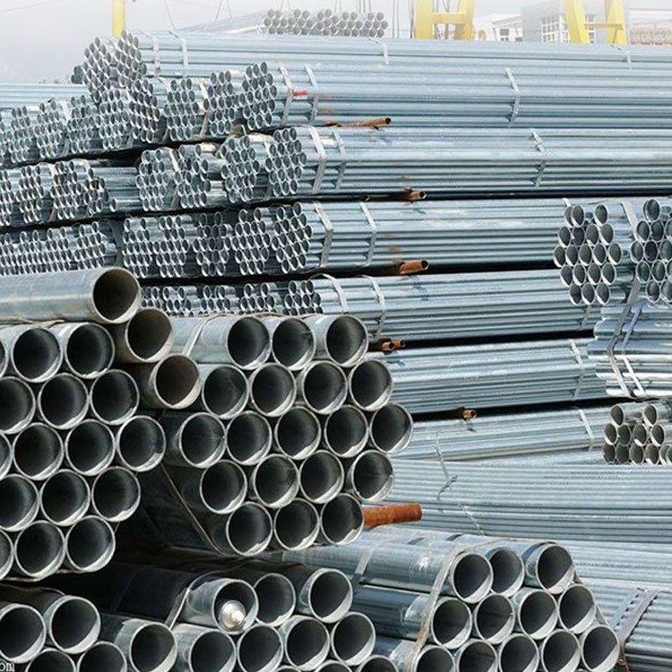 ASTM A53 Gr.B 4mm 6mm thick Seamless round galvanized steel pipe 