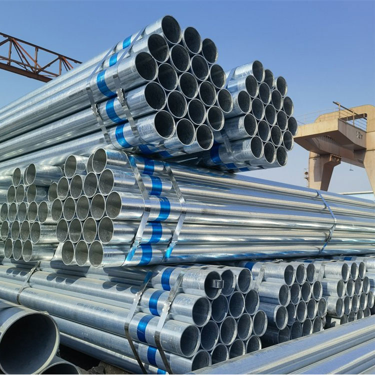 ASTM A252 Hot Dip Galvanized Steel Tube / 3' Galvanized Steel Pipe Zinc Coating/ Round Steel Pipe