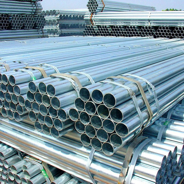 ASTM A252 Hot Dip Galvanized Steel Tube / 3' Galvanized Steel Pipe Zinc Coating/ Round Steel Pipe