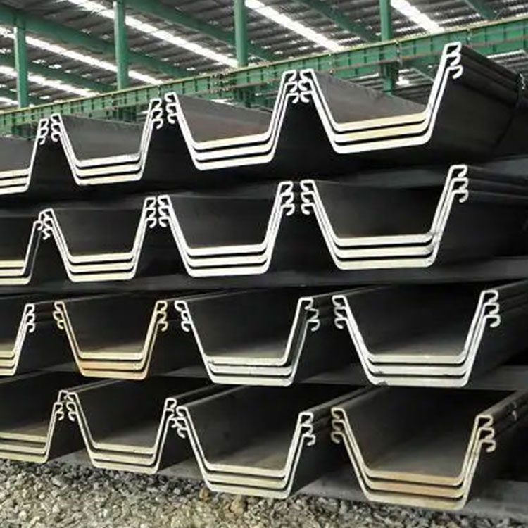 Q345B Q235B Cold-formed sheet pile Hot Rolled Steel Piling