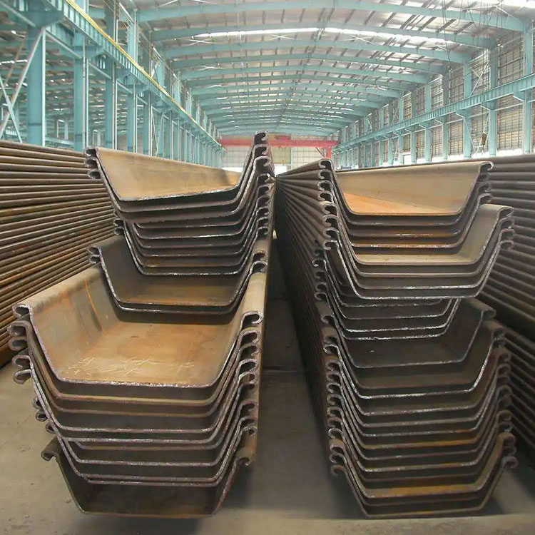 Q345B Q235B Cold-formed sheet pile Hot Rolled Steel Piling
