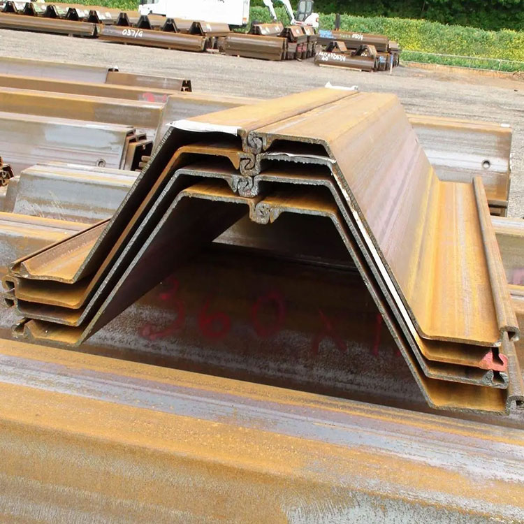 Q345B Q235B Cold-formed sheet pile Hot Rolled Steel Piling